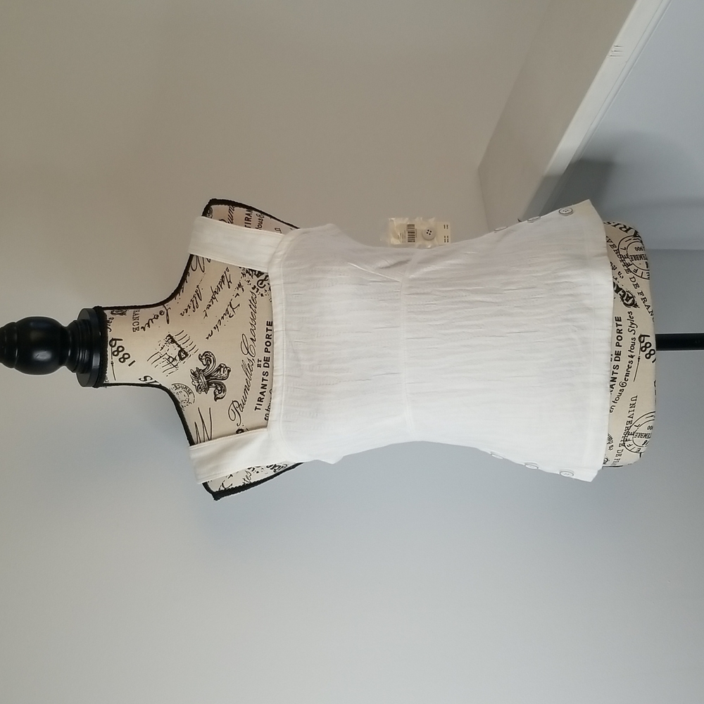 Anthropologie white tank top